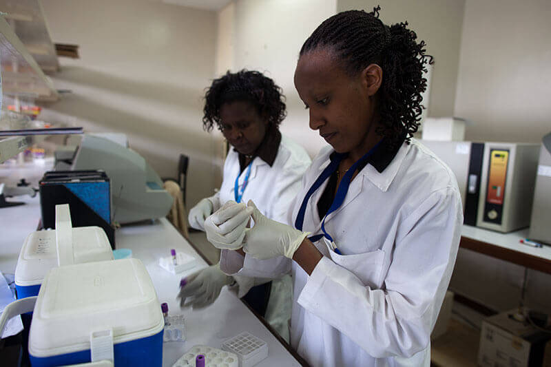 Research to develop new prevention tools is critical for achieving maximum impact and ending the AIDS pandemic. Credit: PATH/Evelyn Hockstein.