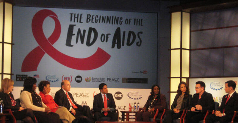 The powerful panel that included a few superstars—Bono and Alicia Keys—members of Congress, business leaders, and activists.